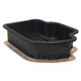 DERALE DER14202 Black Trans Pan GM TH400 Deep Pan