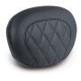 Mustang Motorcycle 76818 Mustang 97-21 Harley Touring Sissy Bar Pad (12 inch x 9 inh) Diamond Stitch- Black