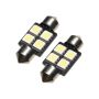 Oracle Lighting 5203-001 33mm 4 LED 3-Chip Festoon Bulbs, Cool White, Pair