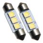 Oracle Lighting 5205-001 37mm 4 LED 3-Chip Festoon Bulbs, Cool White, Pair
