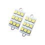Oracle Lighting 5209-001 44mm 6 LED 3 Chip, Loop Festoon Bulbs, White, Pair