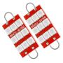 Oracle Lighting 5209-003 44mm 6 LED 3 Chip, Loop Festoon Bulbs, Red, Pair