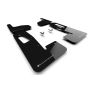 Rally Armor MF18-UR-BLK/DGRY Black Mud Flap/Dark Grey Logo