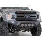 Addictive Desert Designs F180014110103 18-20 Ford F-150 Bomber Front Bumper w/ 4 Rigid 360 6IN Mounts