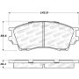 Stoptech 308.06430 Street Brake Pads