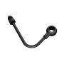 Goodridge PMCHD-030ZBK 11-17 Harley Davidson Softail Models Front ABS Banjo Adaptor - Black
