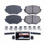 PowerStop Z23-635 PowerStop - Z23 Daily Driver Carbon-Fiber Ceramic Brake Pads with Hardware Kit