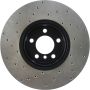 Stoptech 128.34140CL 14-20 BMW 2 Series Cryo Sport Drilled Front Left Rotor