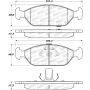 Stoptech 308.09250 Street Brake Pads