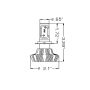 Oracle Lighting 5232-001 H7 4,000 Lumen LED Headlight Bulbs (Pair)