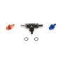DeatschWerks Universal Venturi Siphon Jet 5/16in Hose Barb to 6AN ORB Female - Anodized Matte Black