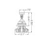Oracle Lighting 5241-001 ORACLE Lighting 9007 4,000+ Lumen LED Headlight Bulbs (Pair)