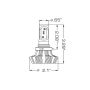 Oracle Lighting 5242-001 ORACLE Lighting 9012 4,000+ Lumen LED Headlight Bulbs (Pair)