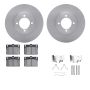 Dynamic Friction 6512-76127 Rotor Kit