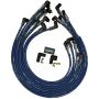 Moroso 73665 Chevrolet Small Block Ignition Wire Set - Ultra 40 - Unsleeved - Non-HEI - Under Header -Blue