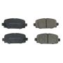 PowerStop 16-2081 PowerStop - Z16 Low-Dust Ceramic Brake Pads