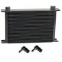 Derale 52582 25 Row Series 10000 Stack Plate Fluid Cooler, 90 degree swivel -10AN