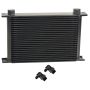 Derale 52586 25 Row Series 10000 Stack Plate Fluid Cooler, 90 degree swivel -6AN