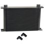 Derale 52588 25 Row Series 10000 Stack Plate Fluid Cooler, 90 degree swivel -8AN