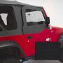 Rugged Ridge Upper Soft Door Kit Black Diamond 97-06 Jeep Wrangler