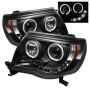 SPYDER 5011916 Projector Headlights - LED Halo - Black