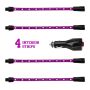 XKGLOW XK041004-P XK Glow Single Color  UnderglowLED Accent Light Car/Truck Kit Pink - 4x8In