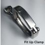 Ticon Industries 3in Stainless Steel Tri-Clover Clamp Heavy Duty Single Pin w/Silicone Gasket