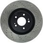 Stoptech 128.46076L 08-16 Mitsubishi Lancer Sport Drilled Left Front Rotor
