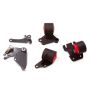 Innovative Mounts 49351-95A Innovative 90-93 Integra B-Series Black Steel Mounts 95A Bushings (Cable to Hydro Conversion)