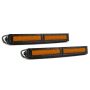Diode Dynamics DD6041P 12 In LED Light Bar Single Row Straight - Amber Flood (Pair) Stage Series