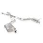 Stainless Works JEEP1862CB-S 2018 Jeep TrackHawk 6.2L 3in Catback System X-Pipe Turbo S-Tube Muffler Stock Exit