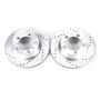 PowerStop EBR1079XPR PowerStop Evolution Performance Drilled, Slotted & Plated Brake Rotor Pair