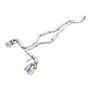 AWE Tuning 3020-42078 2019+ BMW M340i (G20) Track Edition Exhaust - Quad Chrome Silver Tips
