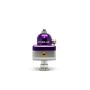 Fuelab 575 Carb Adjustable Mini FPR Blocking 1-3 PSI (1) -6AN In (2) -6AN Out - Purple