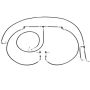 Chase Bays CB-CC-OEMC/HB Chevrolet Corvette C5/C6 Inline/Pass-Thru OE MC & Brake Lines Hydro Handbrake Line Kit