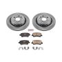 PowerStop KOE5705 OE Stock Replacement Low-Dust Ceramic Brake Pad and Rotor Kit