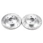 PowerStop AR8249XPR PowerStop Evolution Performance Drilled, Slotted & Plated Brake Rotor Pair