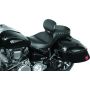 Mustang Motorcycle 79190 Mustang 99-15 Yamaha Road Star 1600,1700 Wide Touring 2PC Seat w/Driver Backrest Studs - Black