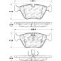 StopTech Street Touring 04-09 BMW X3 (E38) / 06-09 Z4 3.0(E86) Front Brake Pads