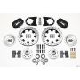 Wilwood 140-8583-D Forged Dynalite Front Kit 12.19in Drilled 37-48 Ford Psgr. Car Spindle