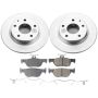 PowerStop CRK8334 Genuine Geomet Coated Rotor and Low-Dust Ceramic Brake Pad Kit