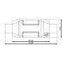 Different Trend Regular Catalytic Converters OBD II Epa Complant 53306GM