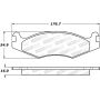 Stoptech 308.06510 Street Brake Pads