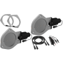QTP QTEC80F 4in Bolt-On QTEC Dual Electric Cutout Valves w/Flanges - Pair