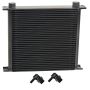 Derale 53481 34 Row Series 10000 Stack Plate Fluid Cooler, 90 degree swivel -10AN