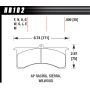 Hawk Performance HB102U.800 DTC-70 Disc Brake Pad