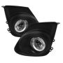 SPYDER 5038555 Halo Projector Fog Lights w/Switch - Clear