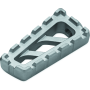 Kuryakyn 3602 Riot Shift & Brake Peg Silver