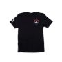 Zone Offroad Black Premium Cotton T-Shirt w/ Patriotic Zone Logos - Medium