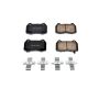 PowerStop 17-960 PowerStop - Z17 Low-Dust Ceramic Brake Pads with Hardware